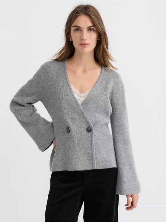 LOFT Jackets & Blazers - Loft Ribbed Double Button Sweater Jacket